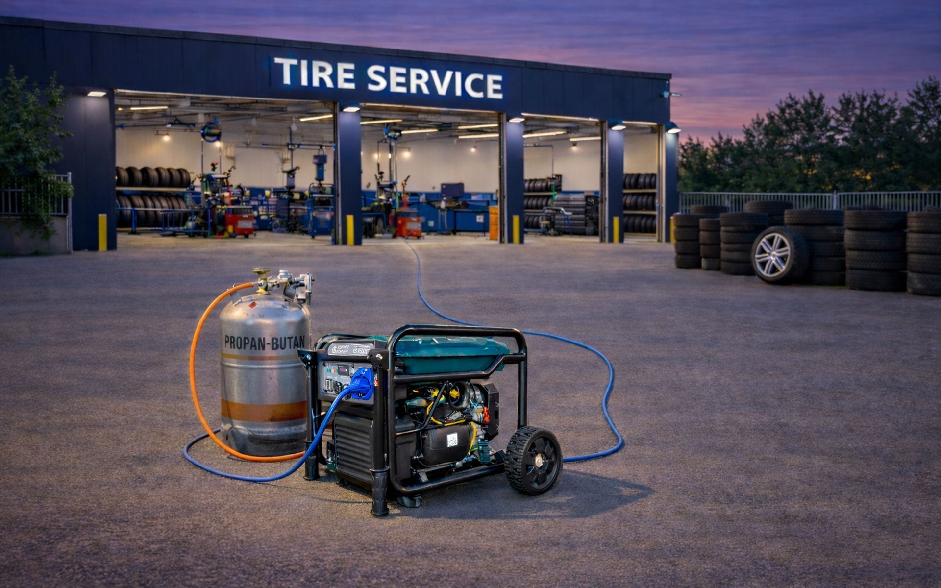 New on sale — inverter dual fuel generator KS 6500iEG from Könner & Söhnen