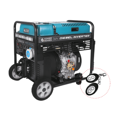 Diisel invertergeneraator "Könner & Söhnen" KS 9500iDЕ ATSR