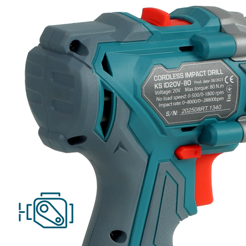 Drill with brushless motor