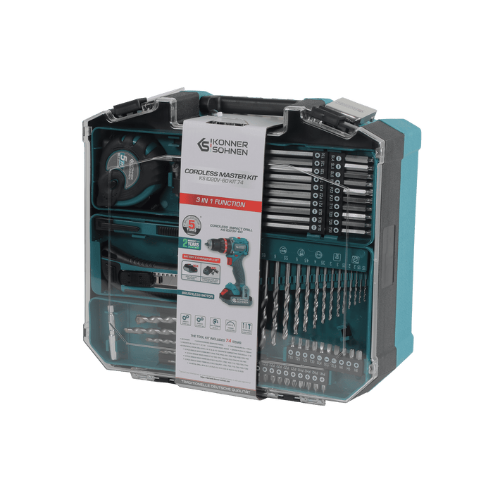 Juhtmevaba Meistrikomplekt KS ID20V-60 KIT 74