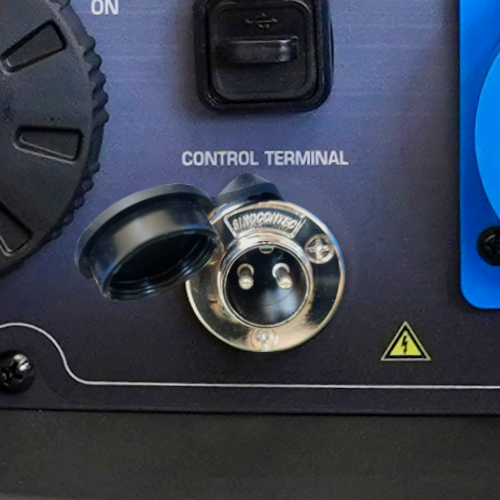 External control via dry contacts