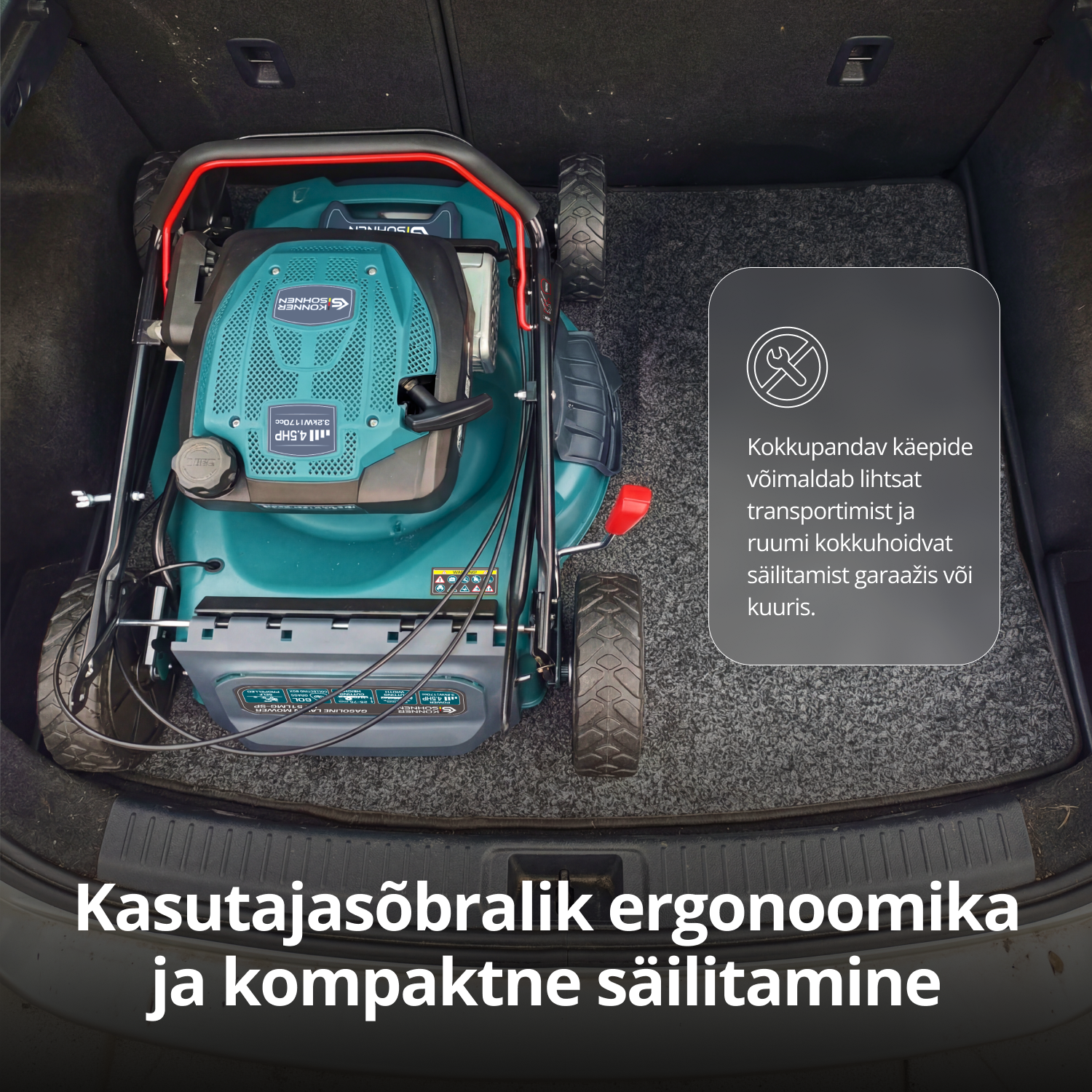 Bensiinimootoriga muruniiduk KS 51LMG-SP