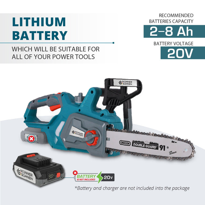 Juhtmeta kettsaag KS CS20V-12