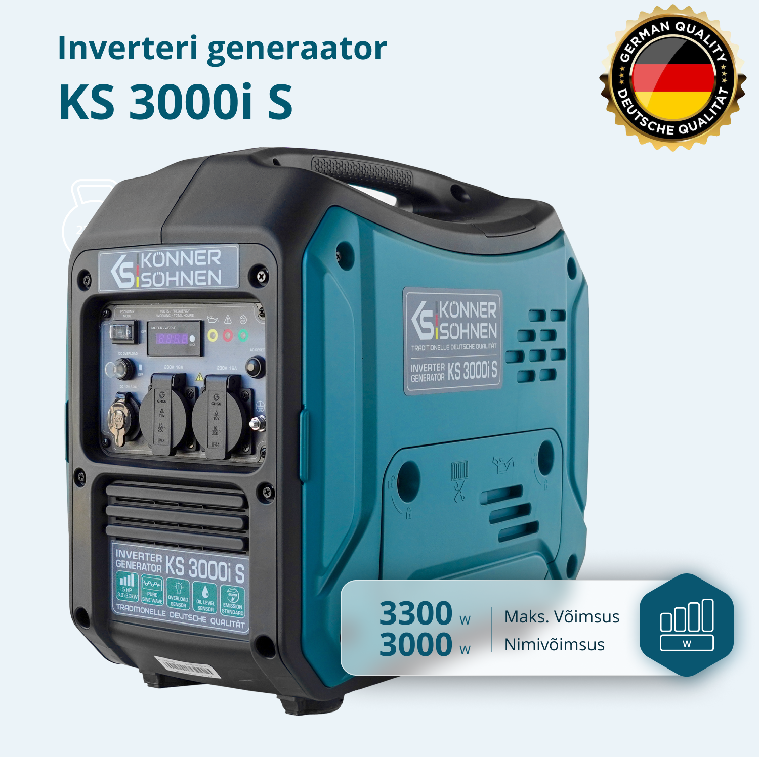 Invertergeneraator KS 3000i S