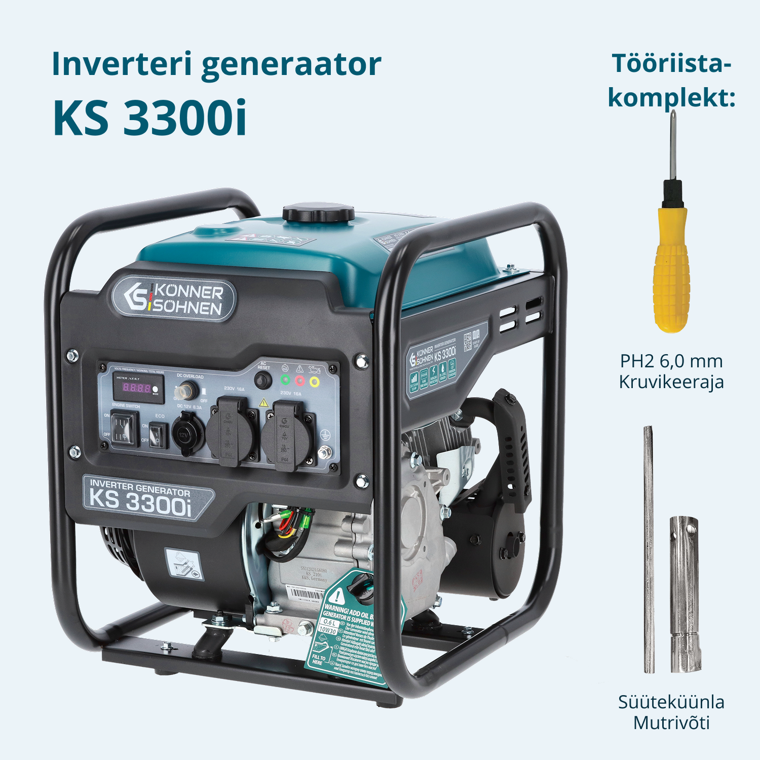 Invertergeneraator KS 3300i