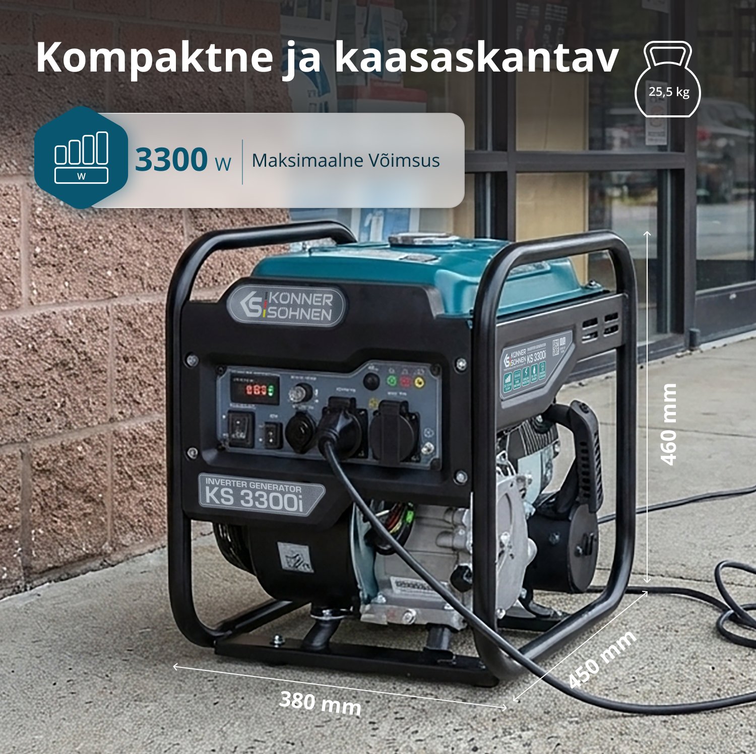 Invertergeneraator KS 3300i