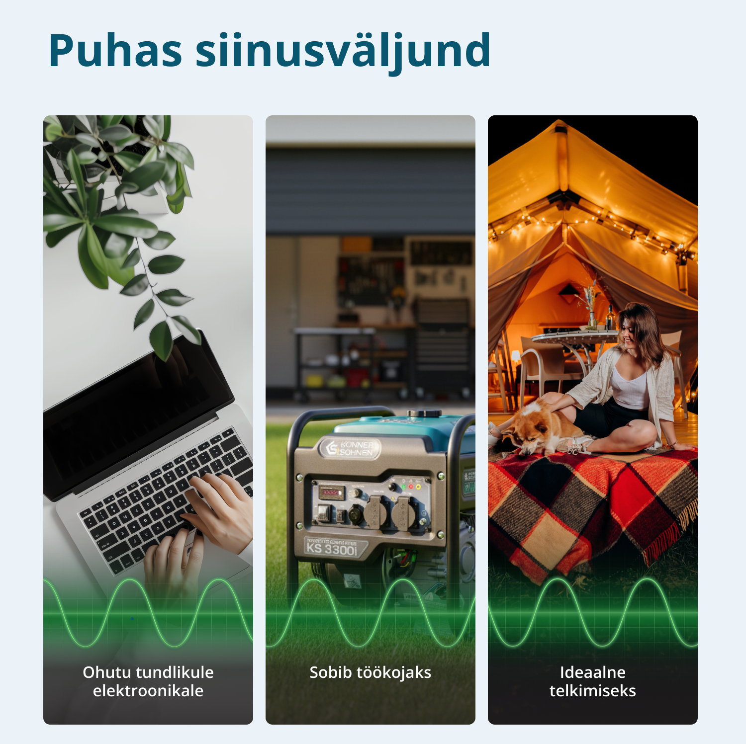 Invertergeneraator KS 3300i