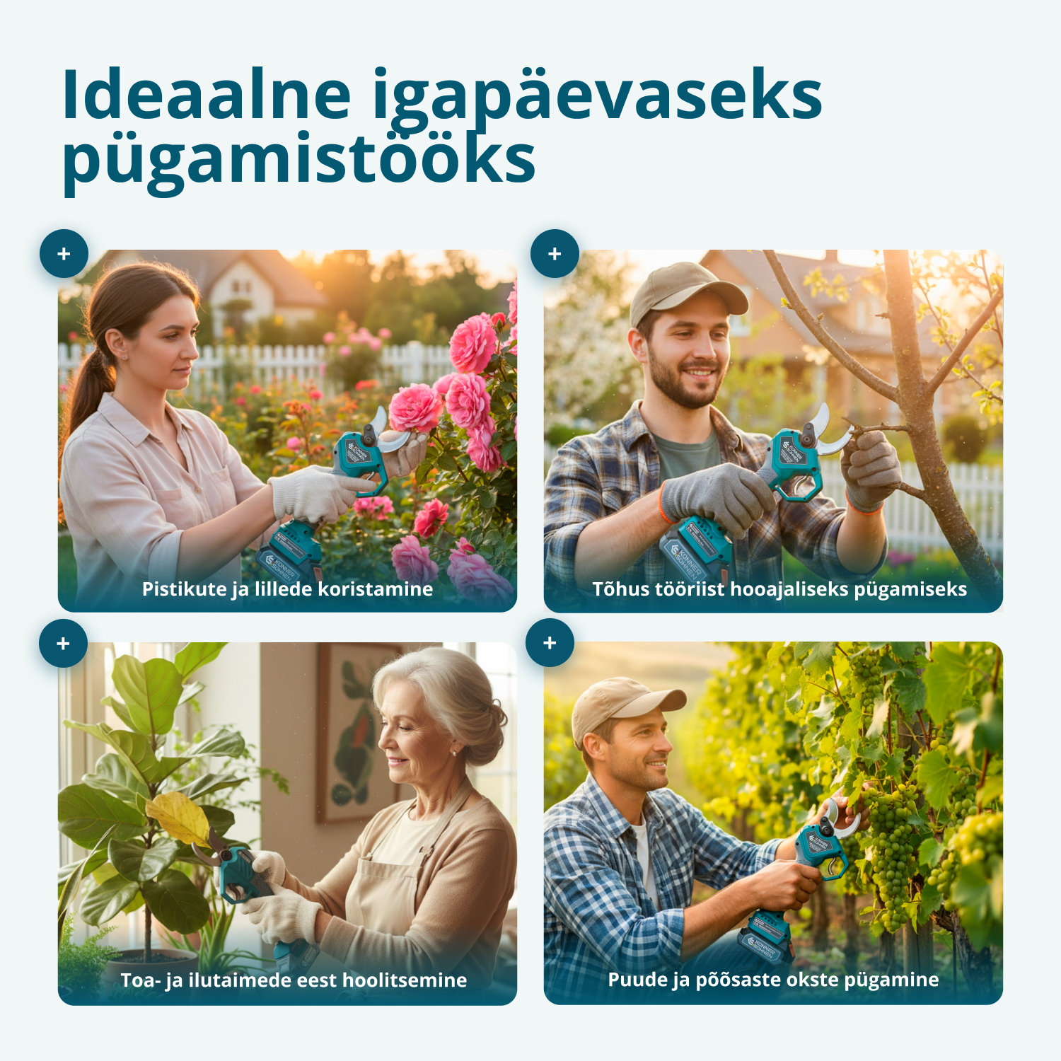 Juhtmeta Elektrilised Pügikäärid KS CPS20V-40 Korpus