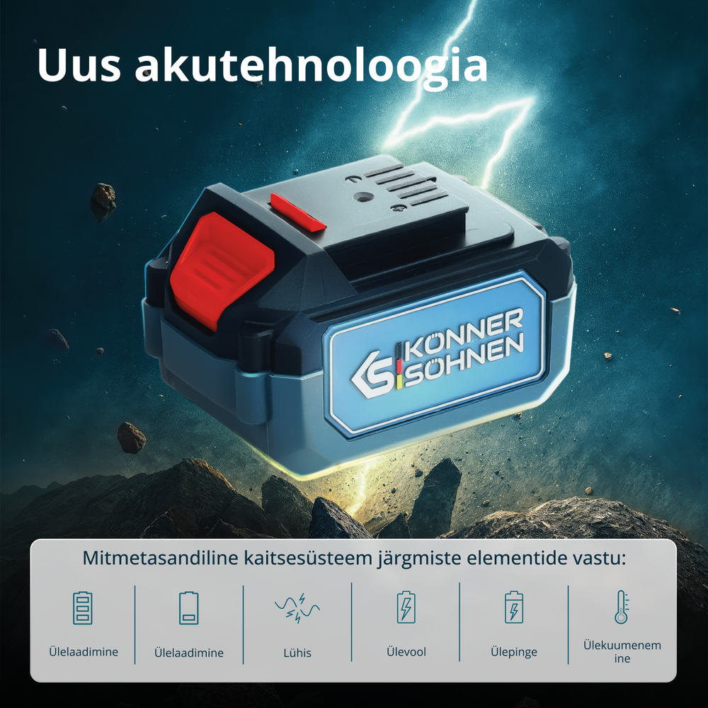 Juhtmeta Elektrilised Pügikäärid KS CPS20V-32 Korpus