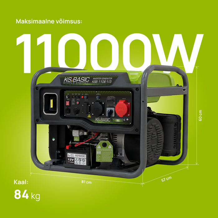 Invertergeneraator KSB 110iE-1/3