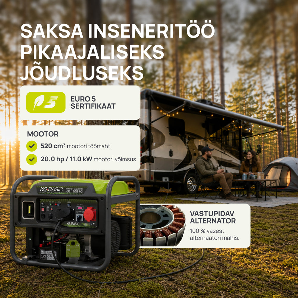 Invertergeneraator KSB 110iE-1/3