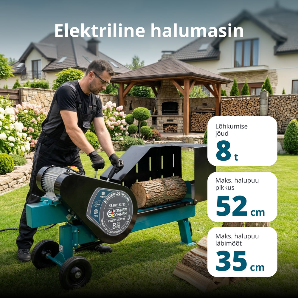 Elektriline puulõhkuja KS 8TKE 52/35