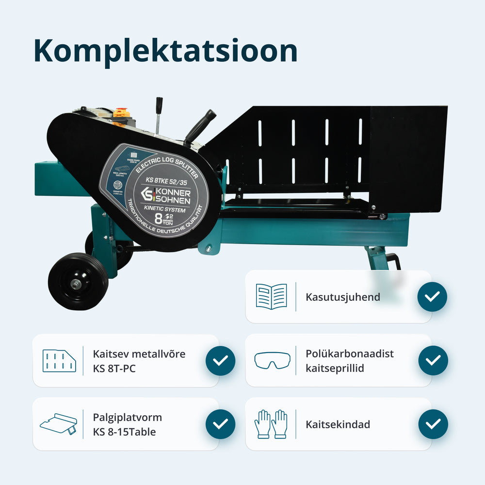 Elektriline puulõhkuja KS 8TKE 52/35