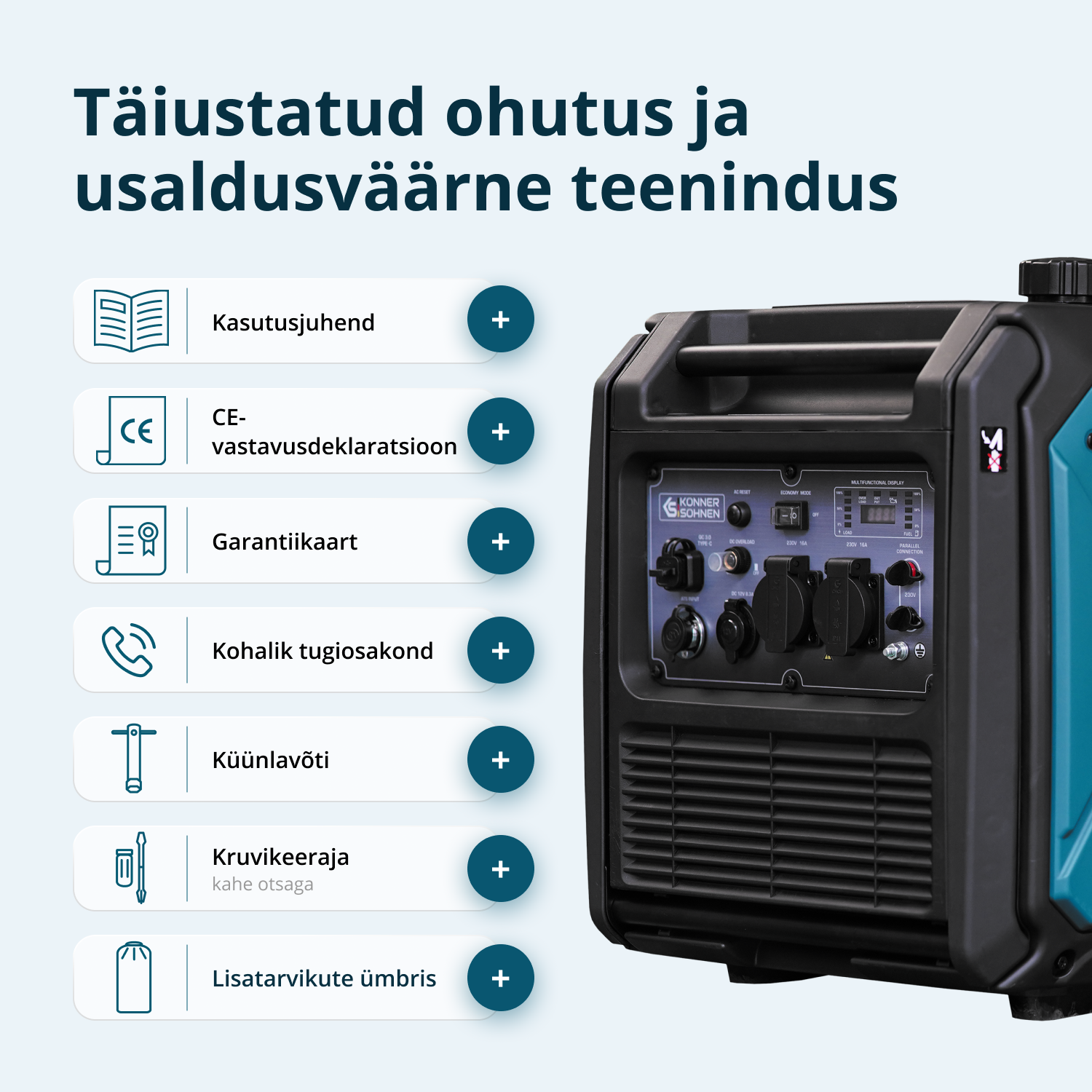 Invertergeneraator KS 4000iE S