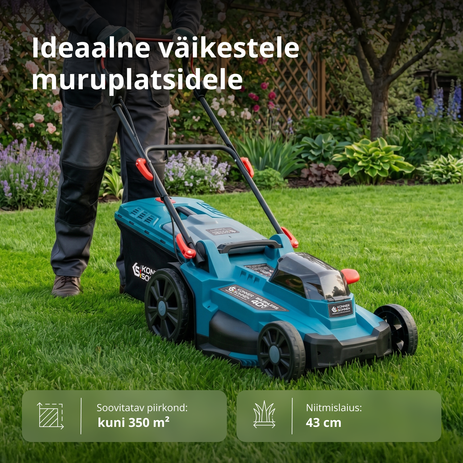 Reklaamne Muruhoolduskomplekt KS 43LM-BCT40V-SET