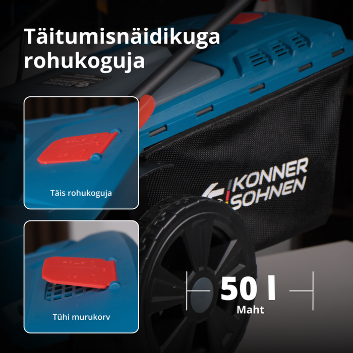 Juhtmeta muruniiduk KS 43LM-40V