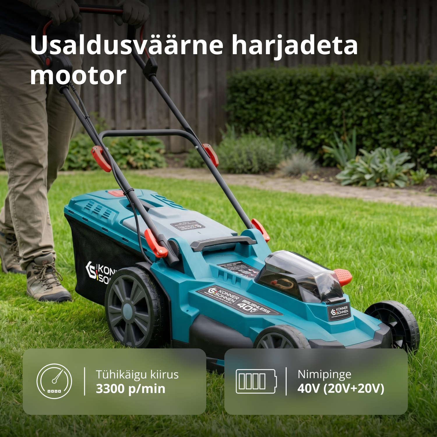 Reklaamne Muruhoolduskomplekt KS 43LM-BCT40V-SET