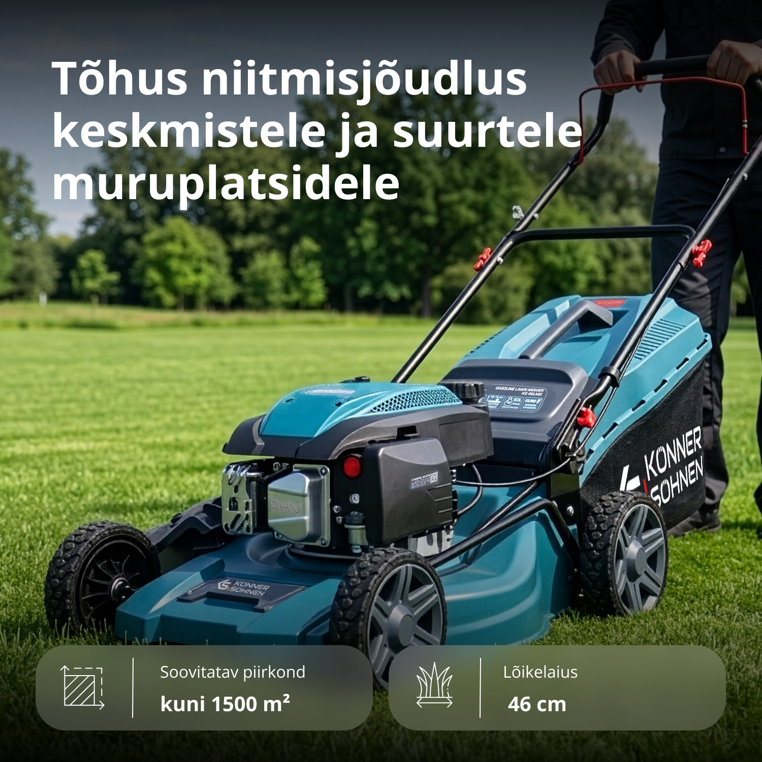 Bensiinimootoriga muruniiduk KS 46LMG