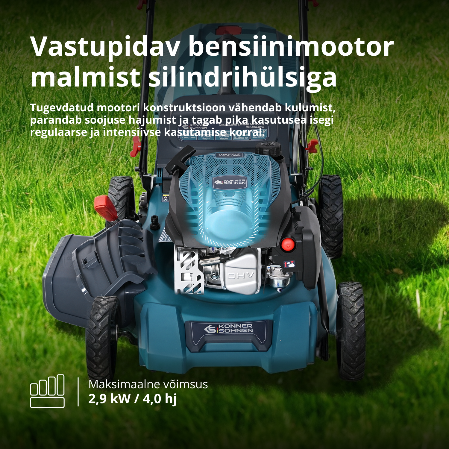 Bensiinimootoriga muruniiduk KS 46LMG