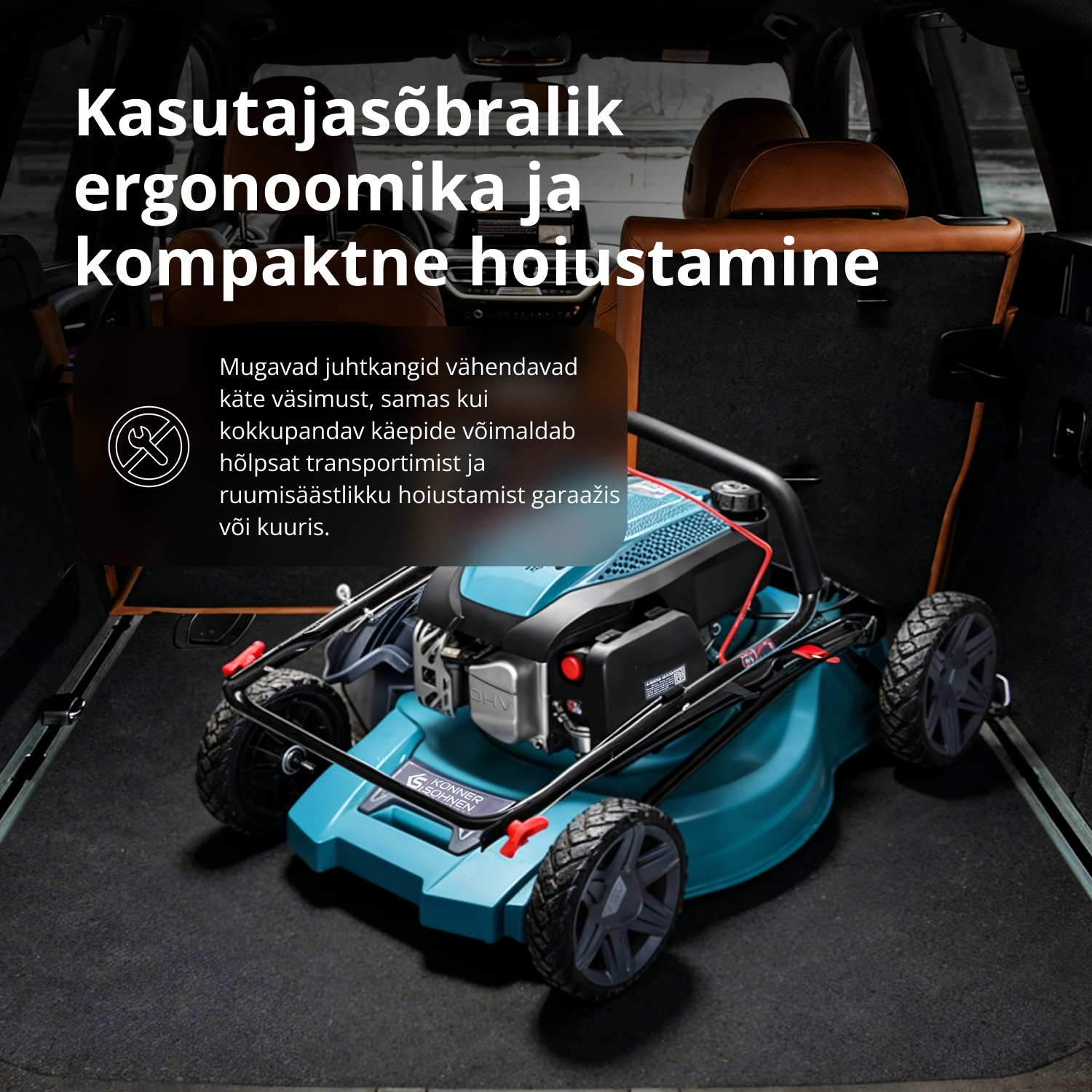 Bensiinimootoriga muruniiduk KS 46LMG