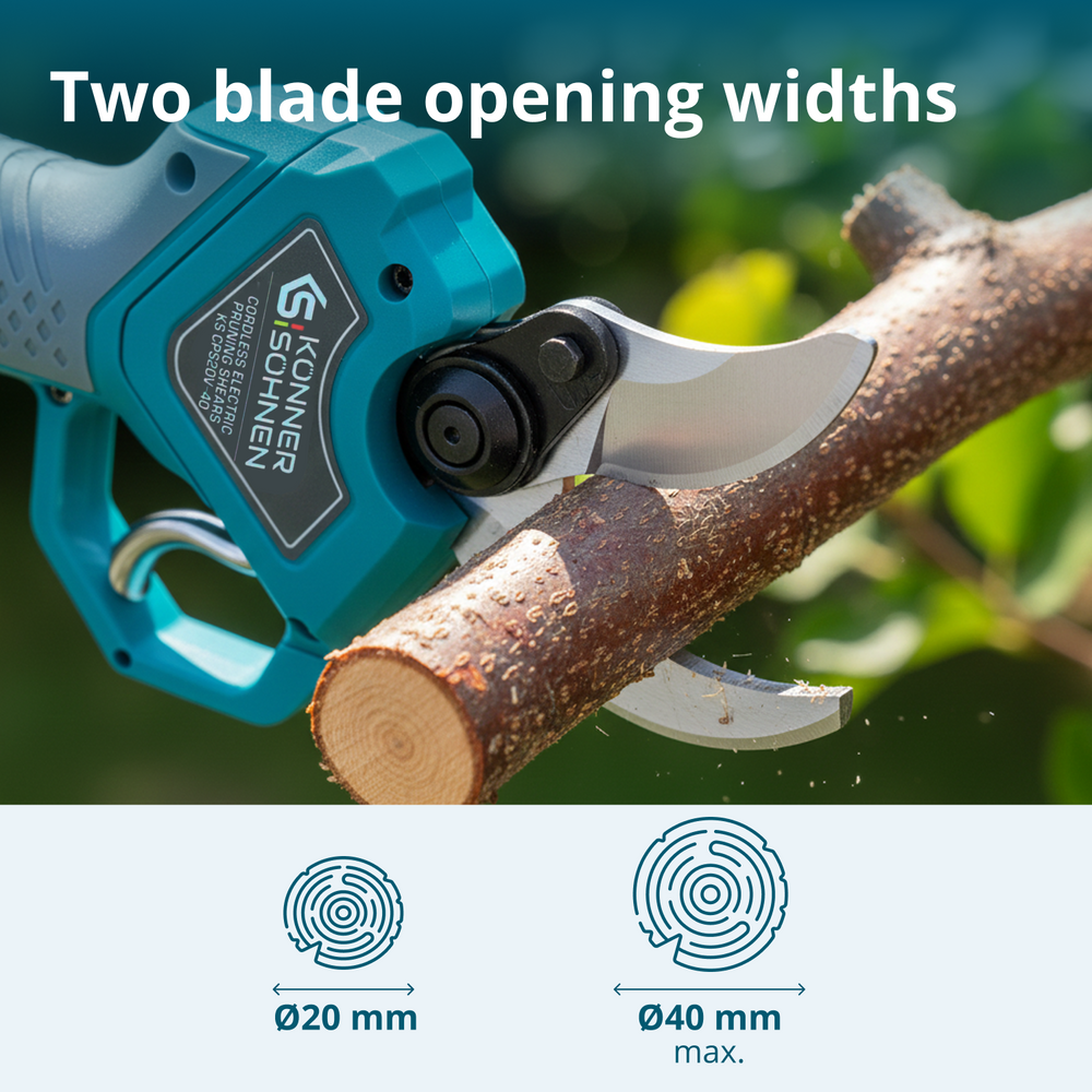 Cordless Electric Pruning Shears KS CPS20V-40 Case