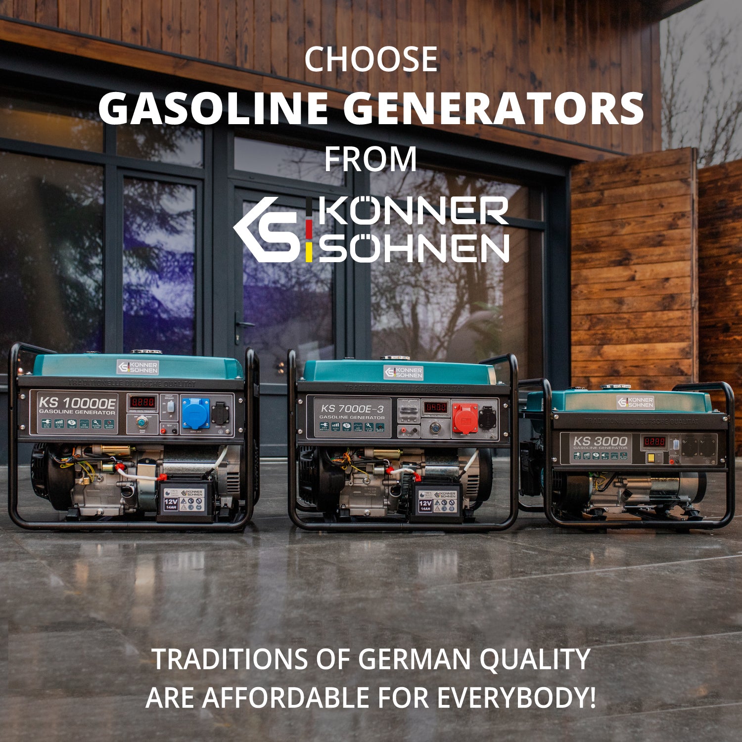 Bensiinigeneraator "Könner & Söhnen" KS 2900