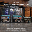 LPG/Bensiin Generaator "Könner & Söhnen" KS 3000G thumbnail
