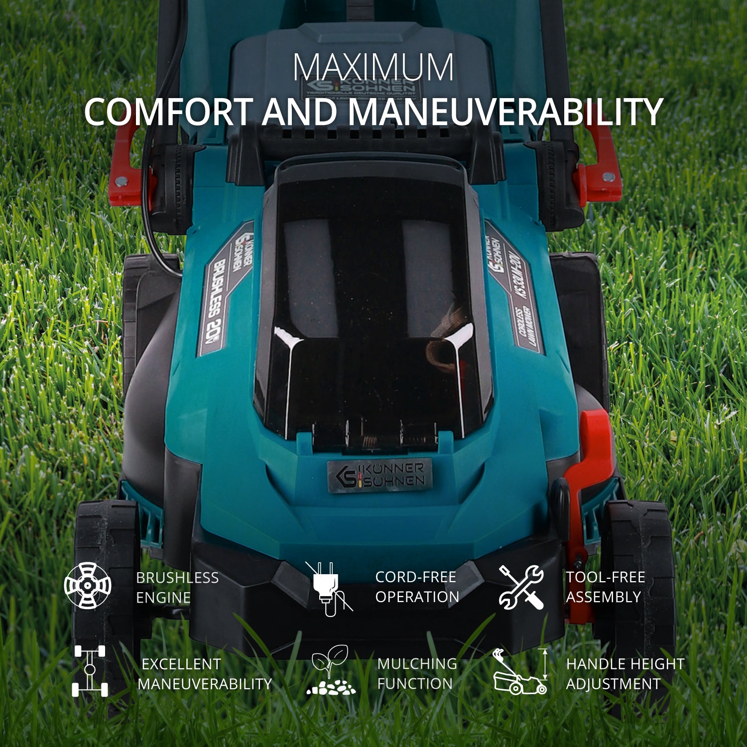 Juhtmeta muruniiduk KS 33LM-20V