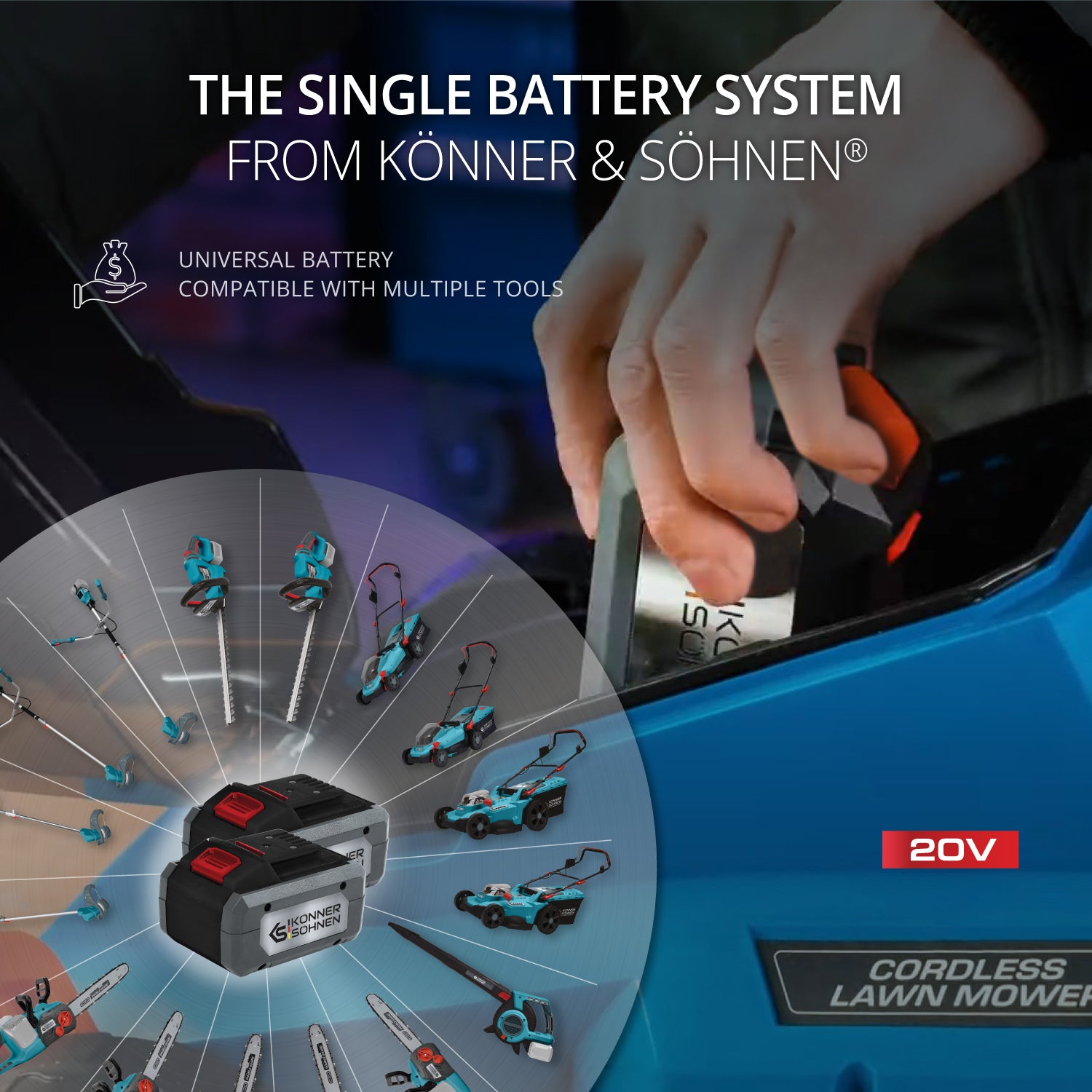 Juhtmeta muruniiduk KS 33LM-20V