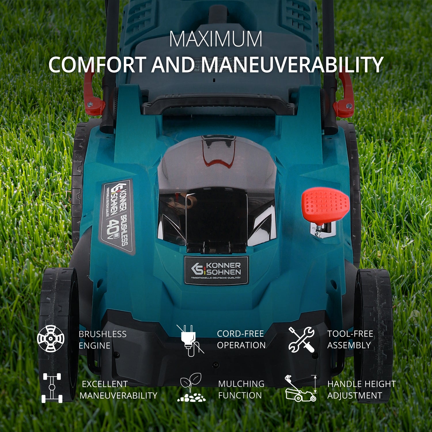 Cordless lawn mower KS 43LM-40V