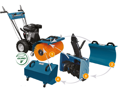 Multifunktsionaalne masin KS 7HP-MFM 60 KOMPLEKT 4 ühes