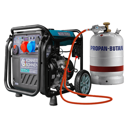 LPG/gasoline inverter generator KS 8100iEG 1/3