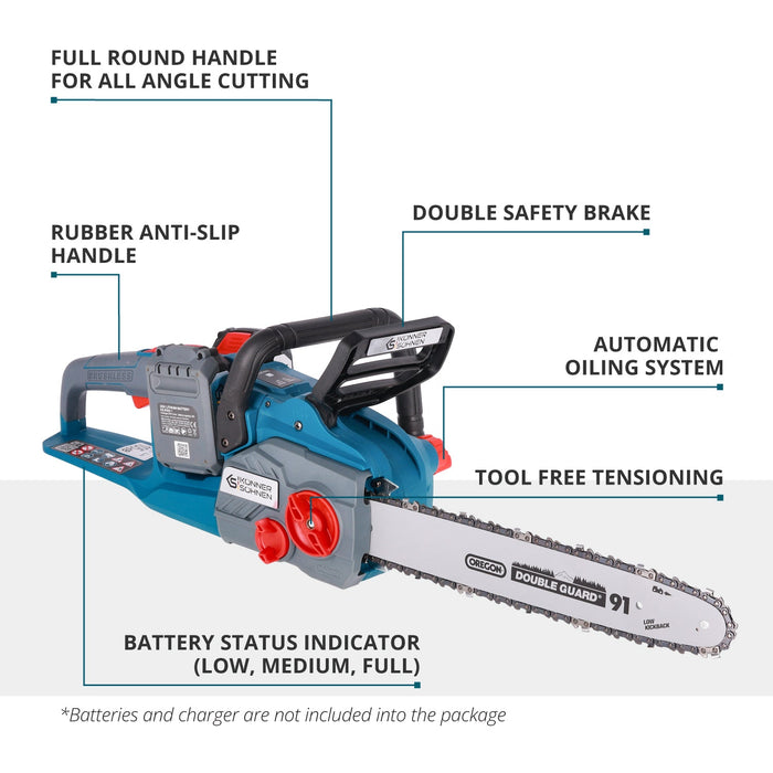 Juhtmeta kettsaag KS CS40V-14