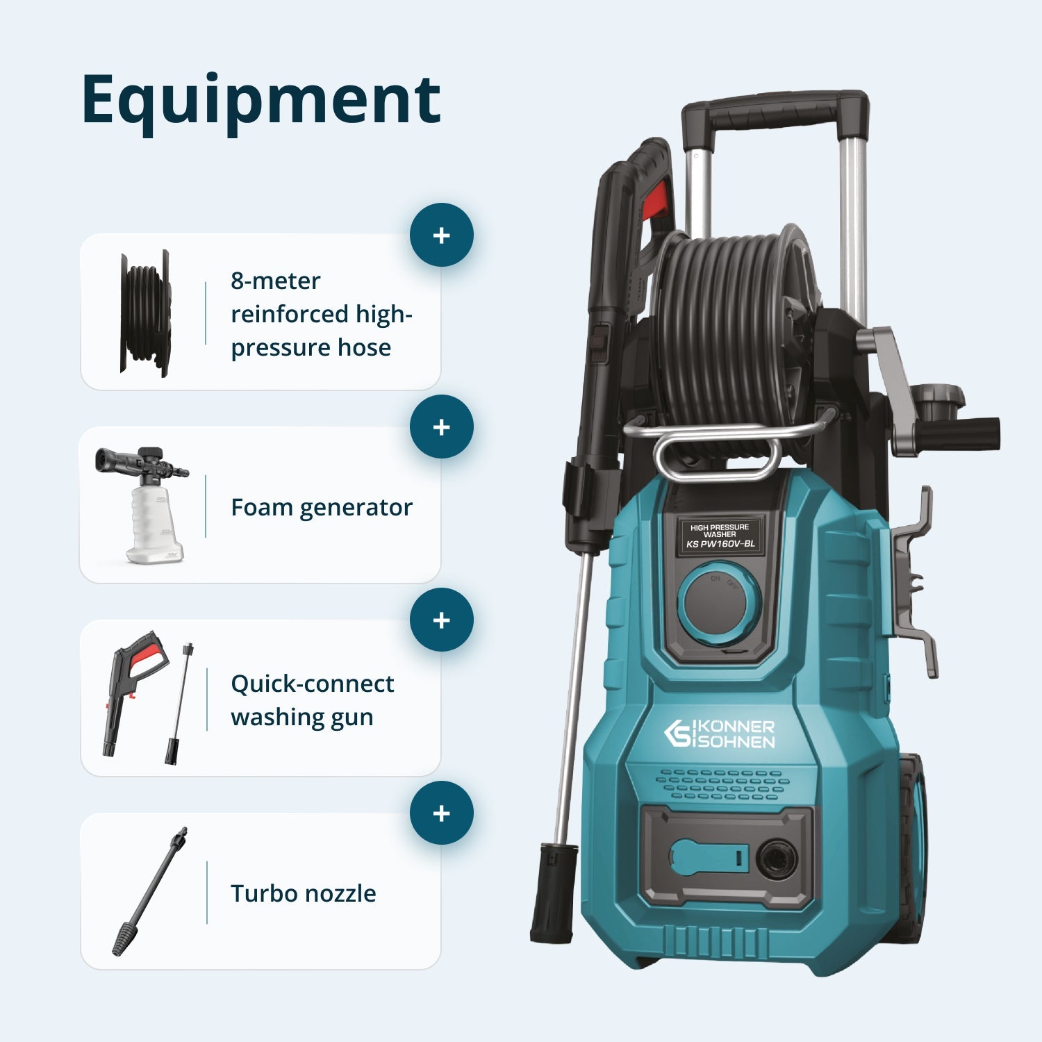 Kõrgsurvepesur KS PW160V-BL