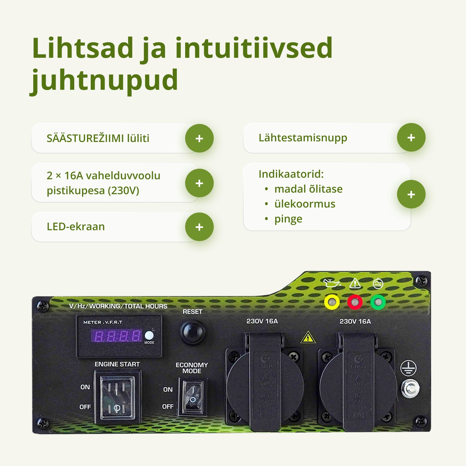 Invertergeneraator KSB 35i