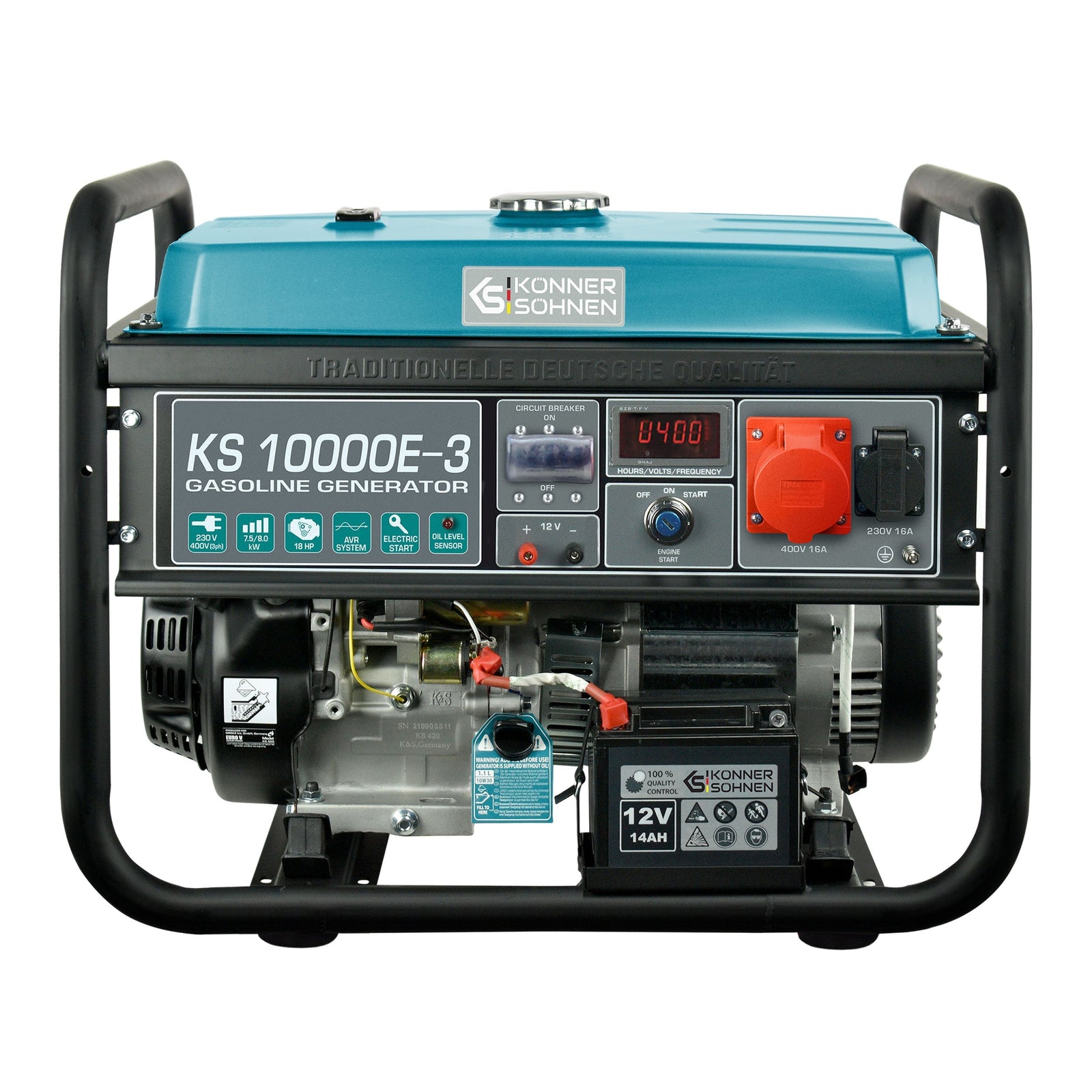 Bensiinigeneraator "Könner & Söhnen" KS 10000E-3