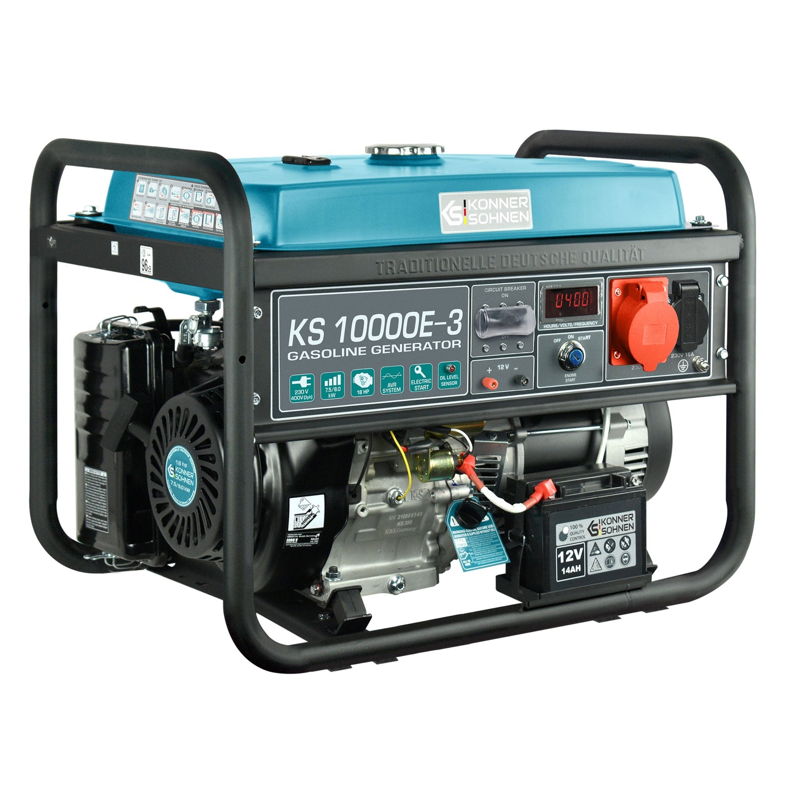 Bensiinigeneraator "Könner & Söhnen" KS 10000E-3