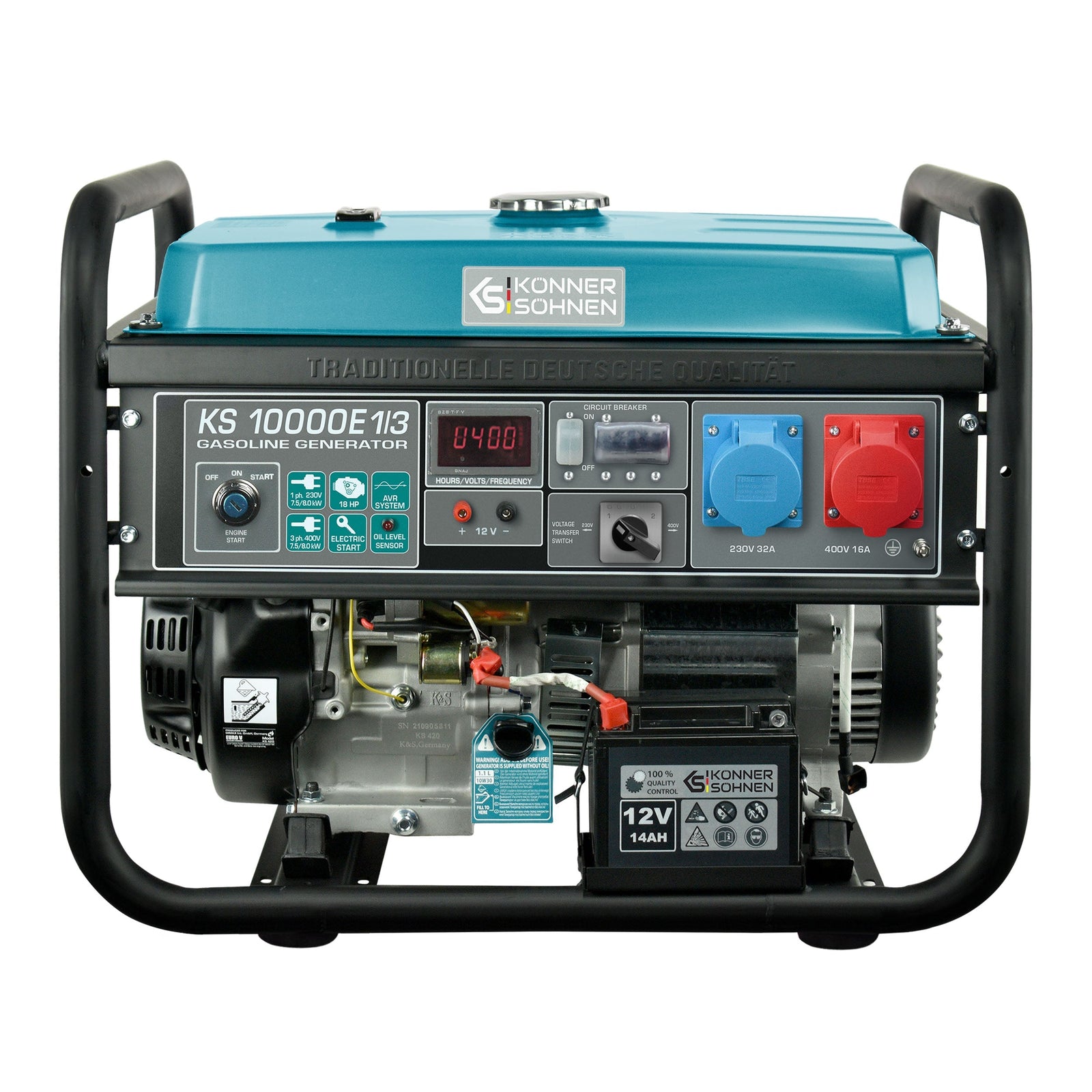 Bensiinigeneraator "Könner & Söhnen" KS 10000E 1/3