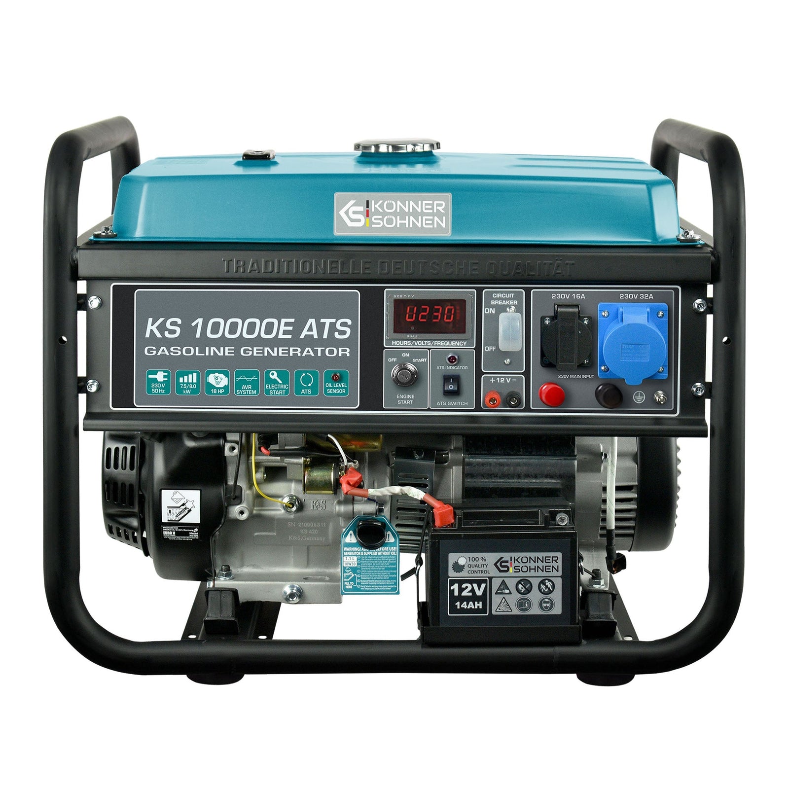 Bensiinigeneraator "Könner & Söhnen" KS 10000E ATS