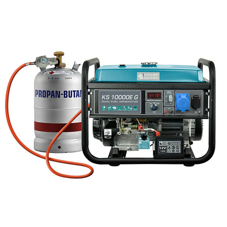 LPG/Bensiin Generaator "Könner & Söhnen" KS 10000E G