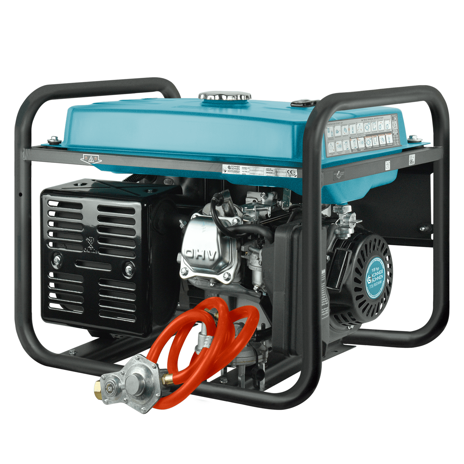 LPG/Gasoline Generator "Könner & Söhnen" KS 10000E G