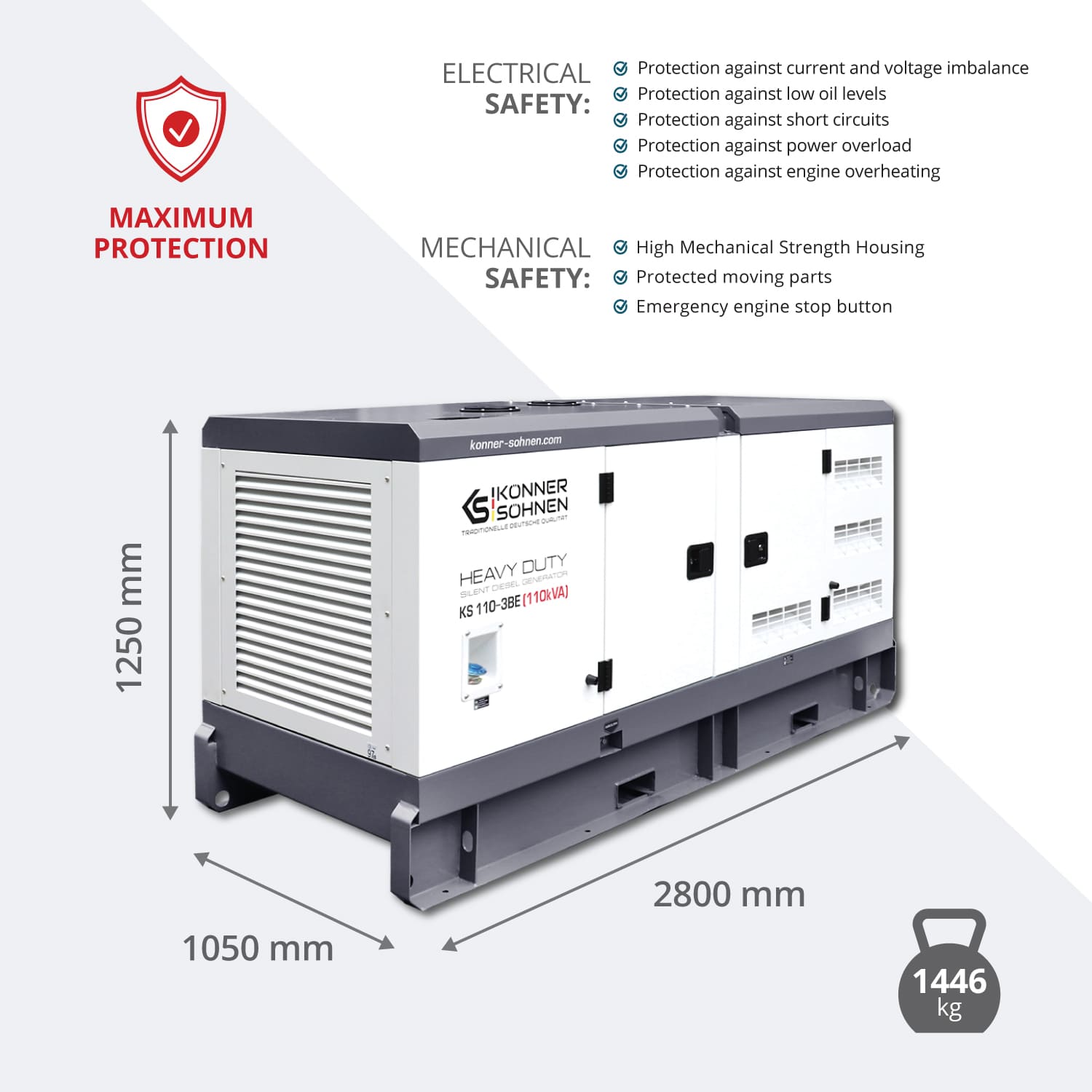 3-faasiline generaator KS 110-3BE