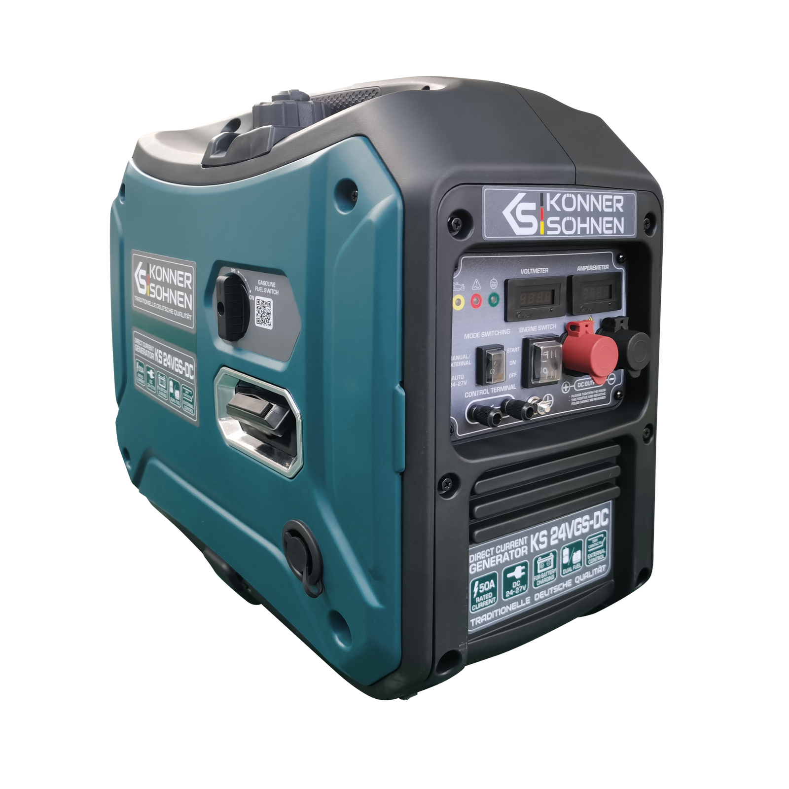 KS 24VGS-DC Pidevpinge Generaator Kahekütusesüsteemiga