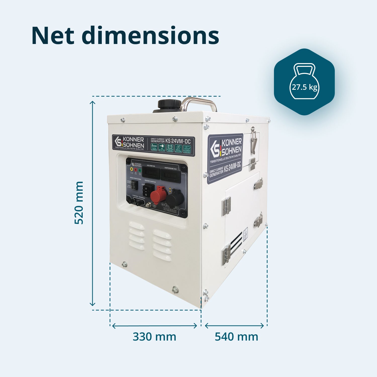 KS 24VM-DC Pideva Pingega Generaator