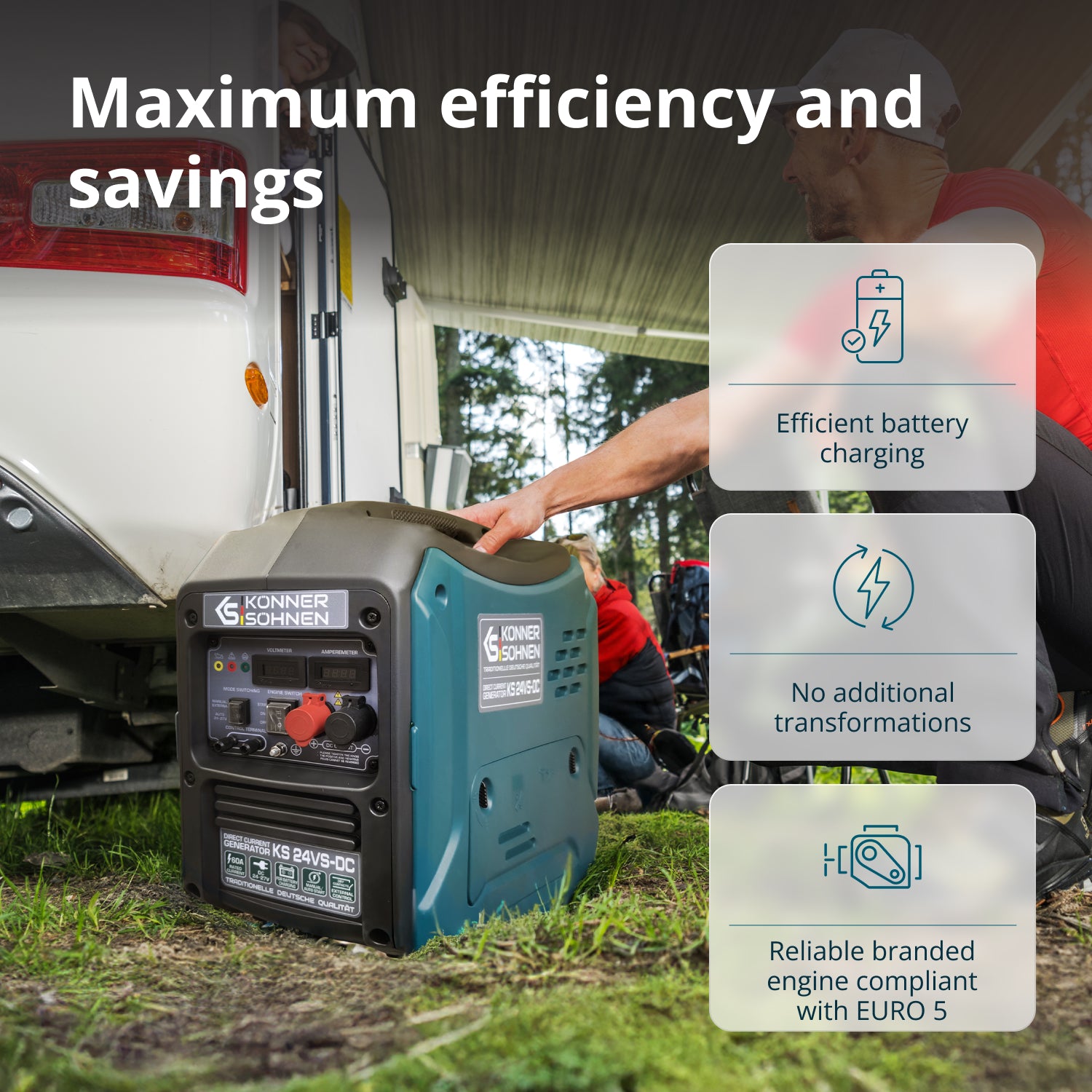 KS 24VS-DC Pidevpinge Generaator
