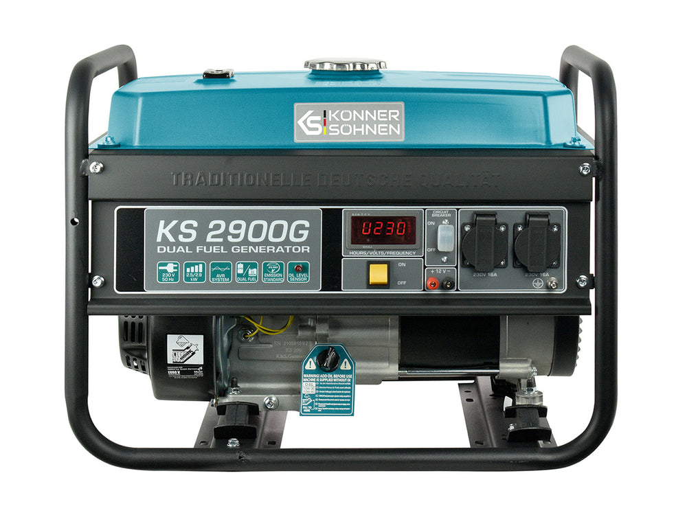 LPG/Bensiin Generaator "Könner & Söhnen" KS 2900G