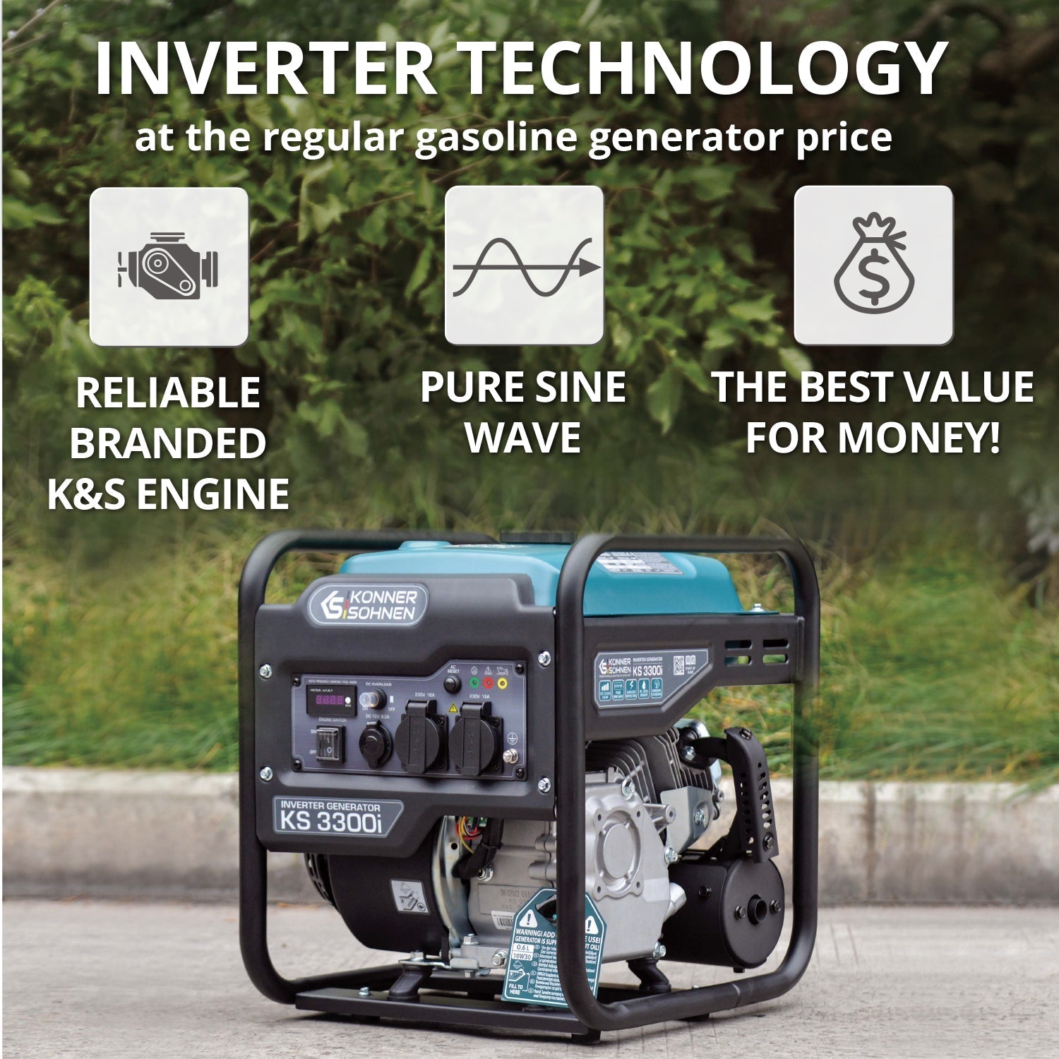Invertergeneraator KS 3300i