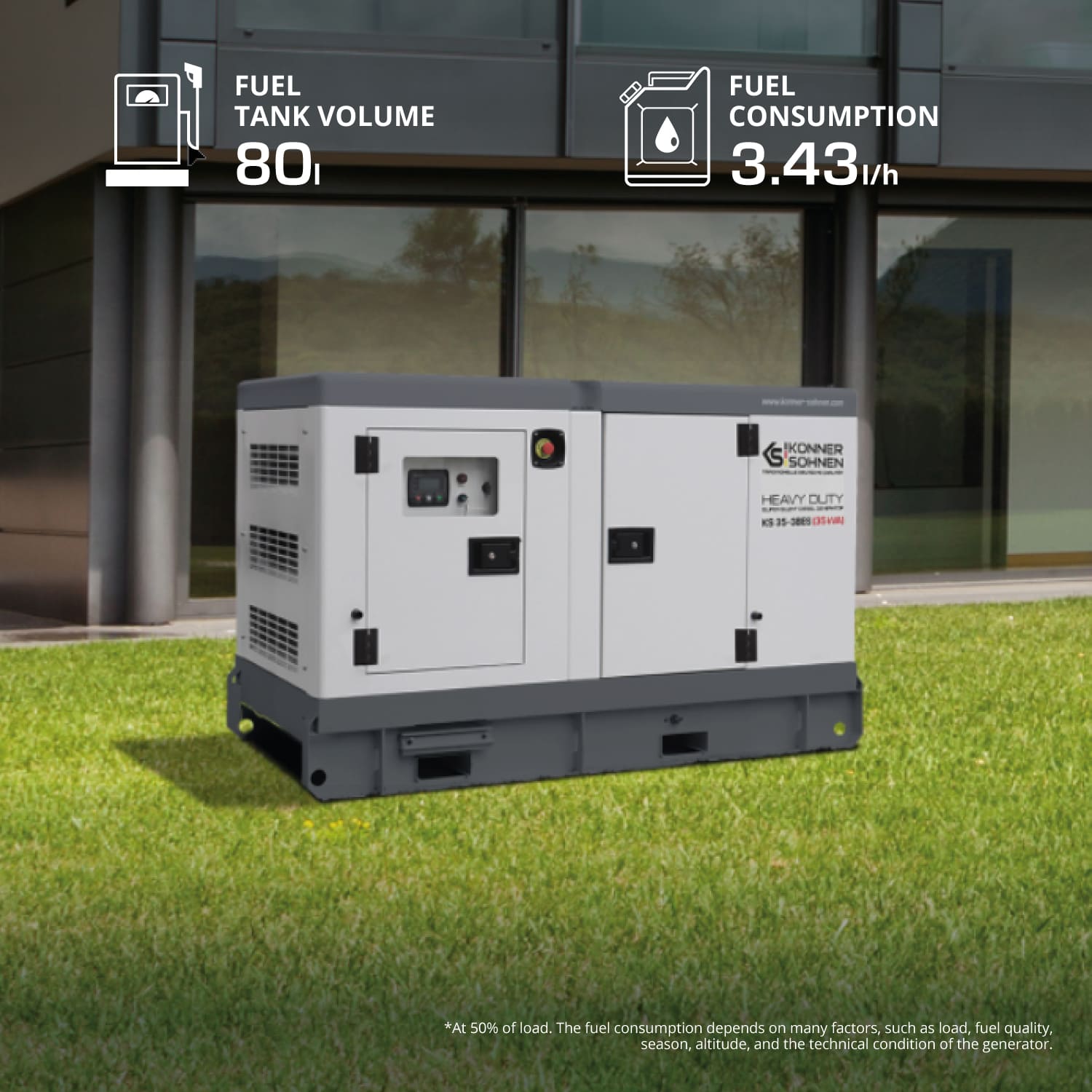 3-faasiline generaator KS 35-3BES