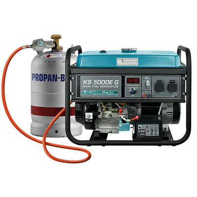 LPG/Gasoline Generator "Könner & Söhnen" KS 5000E G