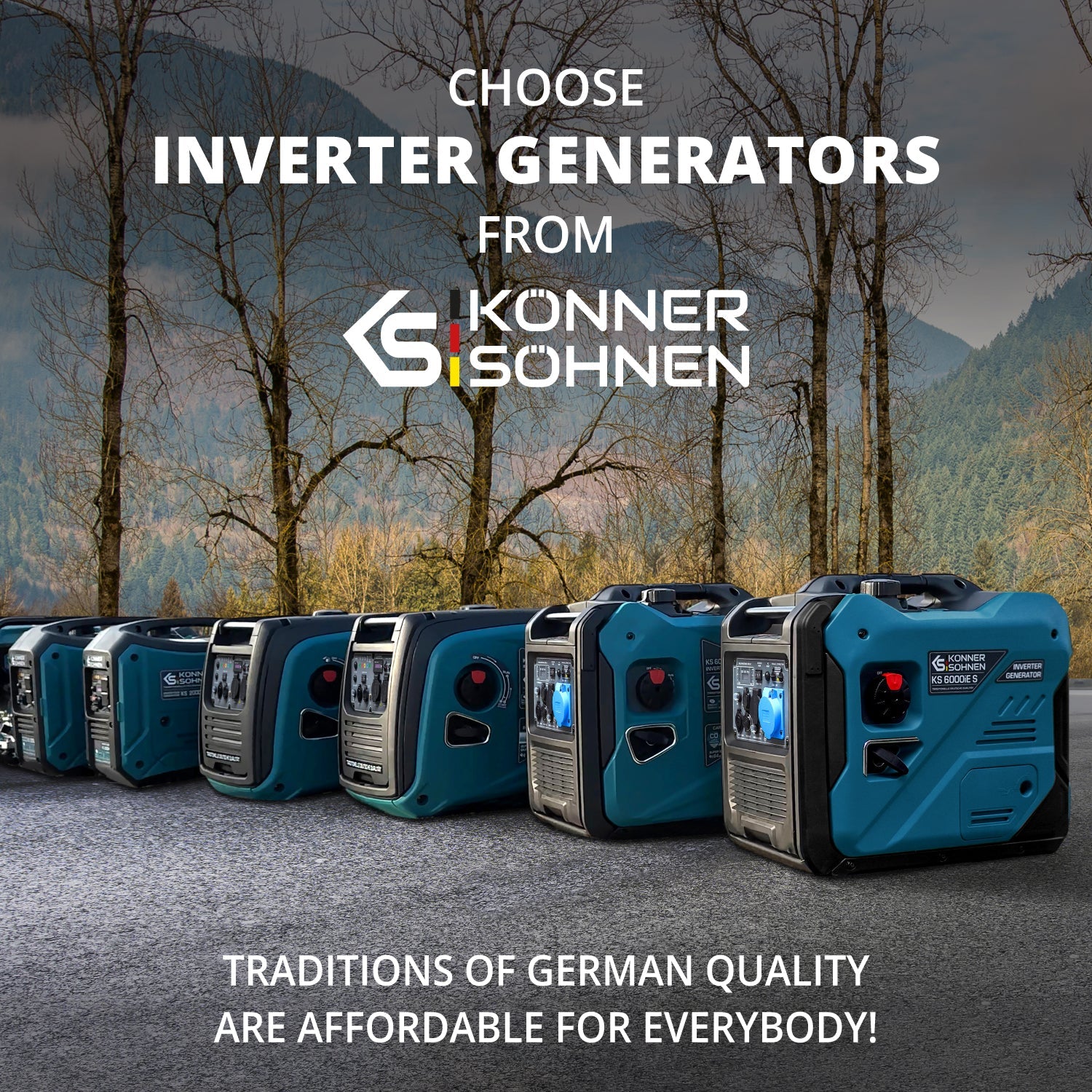 LPG/bensiin invertergeneraator KS 5500iEG S